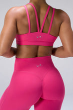 Pink NeoCloud™ Secret Glute Seam Leggings showing scrunch lift, sculpted fit, soft fabric by TLF Apparel – back view