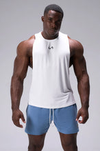 Light Blue Reps Mesh 5 Inch Fitted Shorts with fitted athletic silhouette, zip pockets, and lightweight mesh fabric for training by TLF Apparel – front view