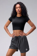 Grey Reps Mesh 5 Inch Shorts with athletic silhouette, zip pockets, and lightweight mesh fabric for training by TLF Apparel – front view