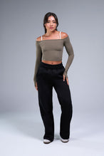 Essential Seamless Off The Shoulder Top