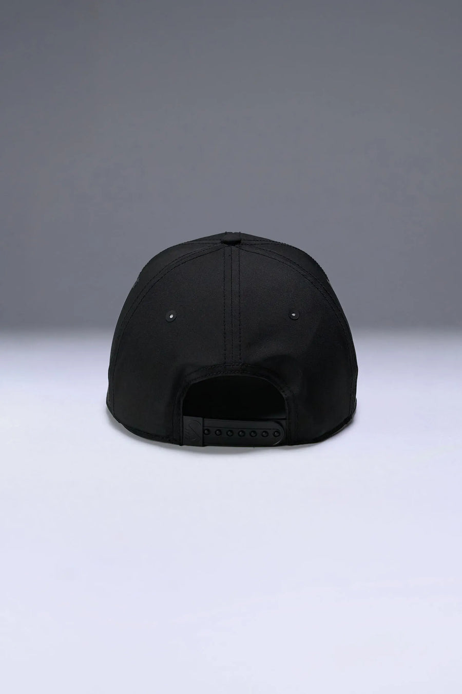Black Flex Grid Varsity Rope Hat with adjustable snapback closure and structured athletic fit by TLF Apparel – back view