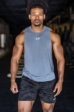 Black Tonal Camo Adapt Performance 7 Inch Shorts with durable 4-way stretch performance fabric and secure zipper pockets for training and gym workouts by TLF Apparel – front view