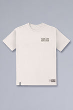 Front View of Off White TLF Digital Camo Cotton Luxe Oversized Tee featuring a pixelated camo print design across the back in our oversized t shirt fit