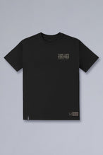 Front View of Black TLF Digital Camo Cotton Luxe Oversized Tee featuring a pixelated camo print design across the back in our oversized t shirt fit