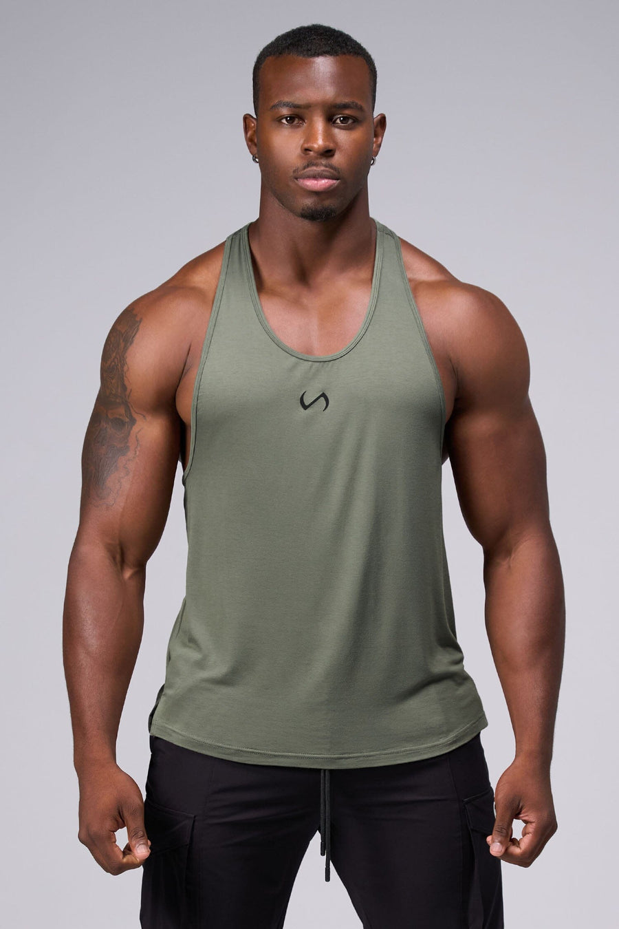 Front View of Sage Elevate Bamboo Stringer Tank