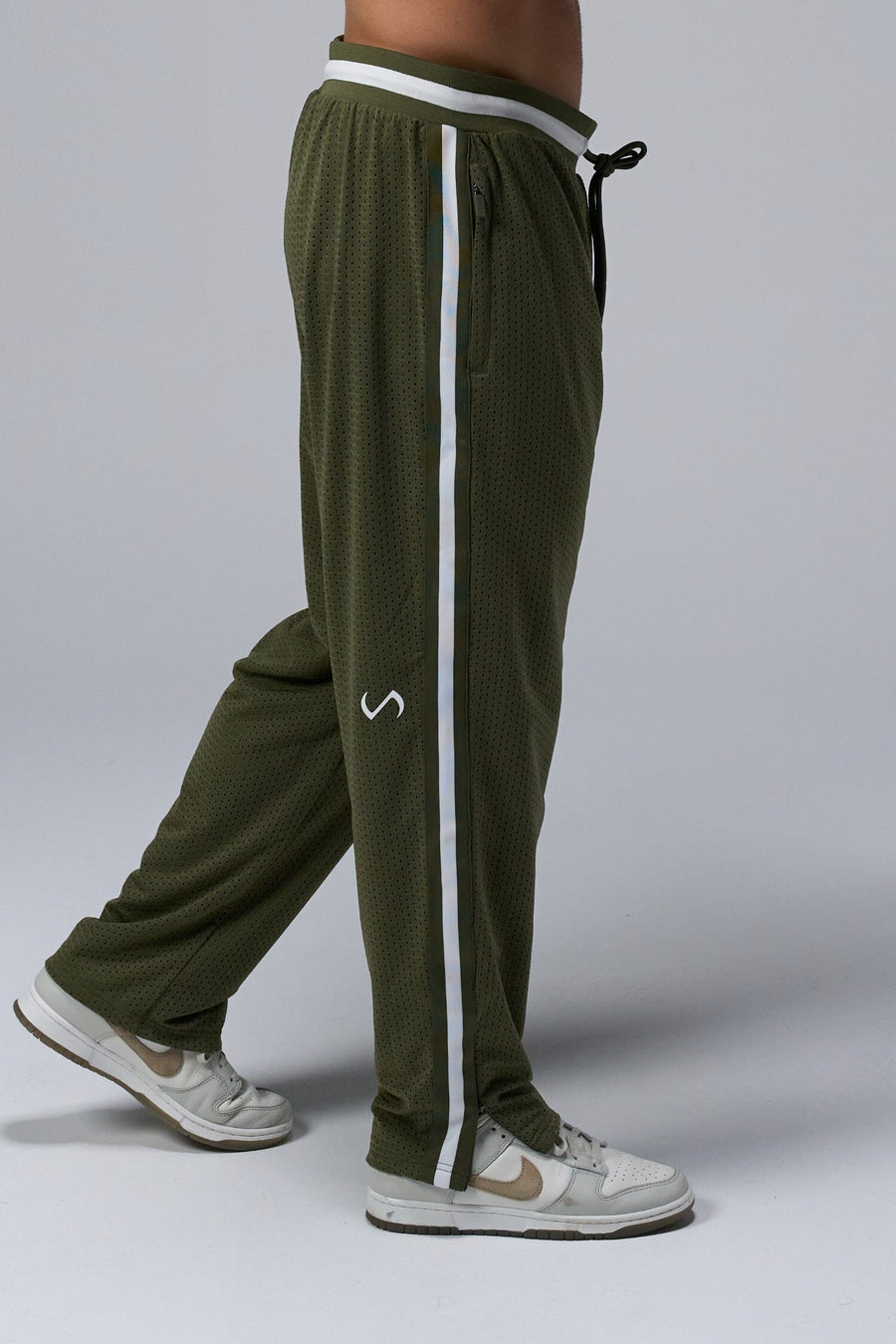 Side view of Evolve Mesh Track Pants – Men’s Joggers & Sweatpants  Marshland 