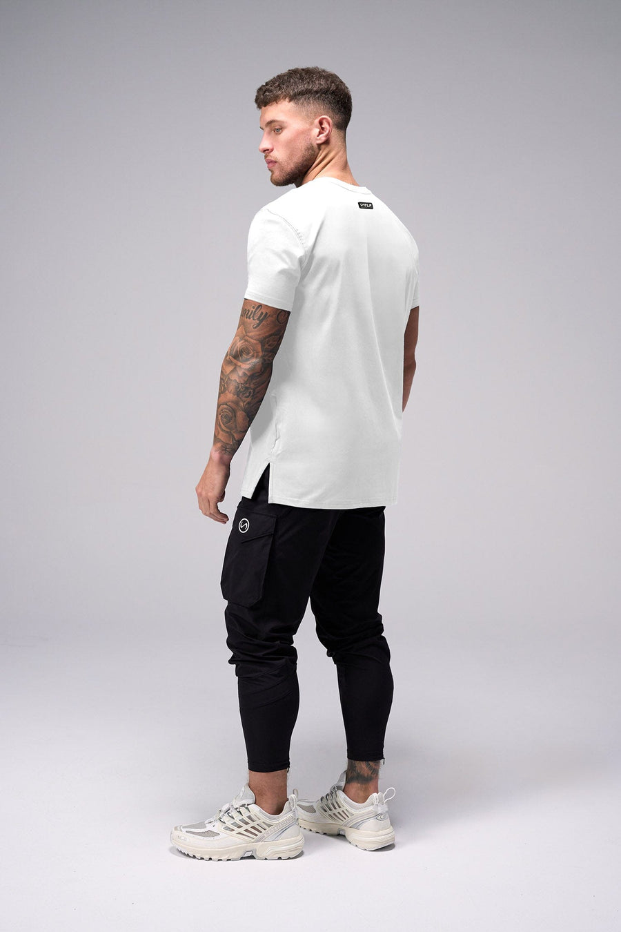 Further Script Swole Tee – Mens Short Sleeves– White - 4