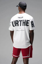 Back View of Red GTS Athletic 8 Inch Shorts, featuring an 8-inch inseam and zipper pockets