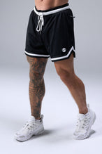 Front Image of Black GTS Evolve Mesh 6" Shorts
