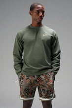 Front View of Digital Camo GTS Evolve Mesh 8 Inch Shorts, featuring an 8-inch inseam, custom digital camo design and zipper pockets