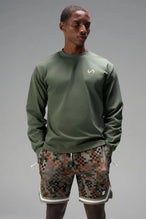Front View of Digital Camo GTS Evolve Mesh 8 Inch Shorts, featuring an 8-inch inseam, custom digital camo design and zipper pockets
