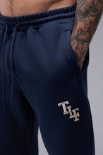 Detail Front View of Blue Nights GTS Scuba Tech Joggers