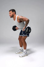 Front View of Gray Icon Ribbed Straight Hem Tank featuring our physique enhancing design, straight hem and relaxed fit