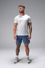 Front View of White the TLF Infi Cool Lightweight Cooling Shirt engineered with cooling fabric technology, raglan sleeves and laser cut perforations