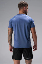 Back View of Gray the TLF Infi Cool Lightweight Cooling Shirt engineered with cooling fabric technology, raglan sleeves and laser cut perforations. 