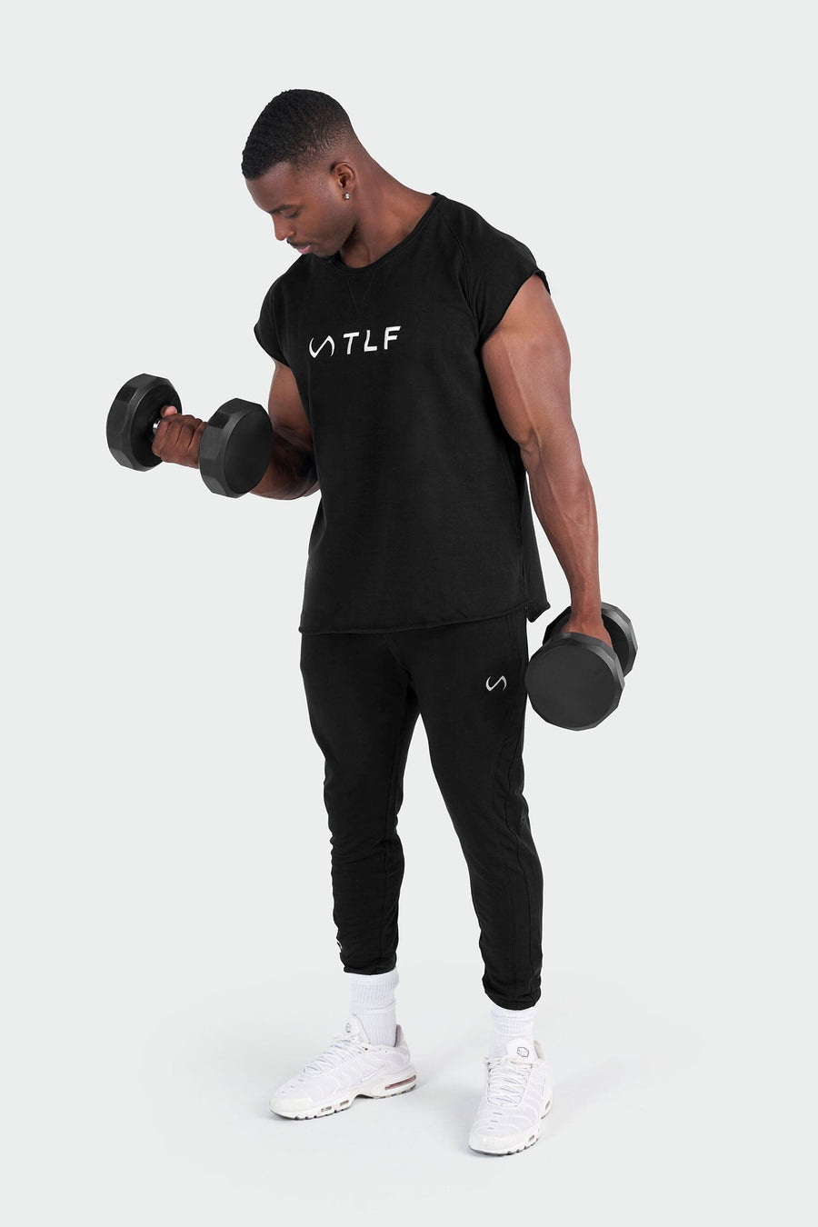 Front View of Black Jacked AF Sweatshirt