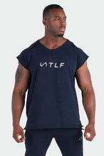 Front View of Deep Navy Jacked AF Sweatshirt