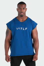 Front View of Deep Sapphire Jacked AF Sweatshirt