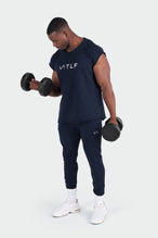 Front View of Deep Navy Jacked AF Sweatshirt