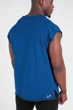 Back View of Deep Sapphire Jacked AF Sweatshirt