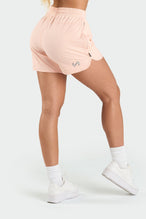 Back View of Faded Salmon Miami Mecca Mesh 5 Shorts