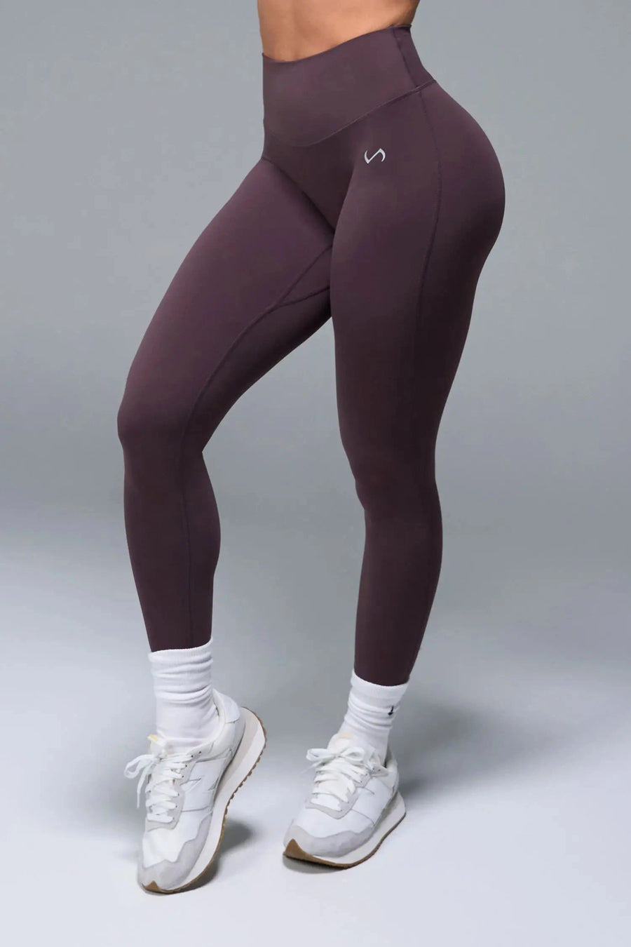 Front View of Brown TLF NeoCloud™ Secret Glute Seam Leggings featuring our new secret glute seam technology to lift and shape your glutes. 