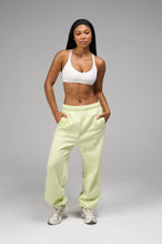 Front View of Pistachio Reset Oversized Sweatpants