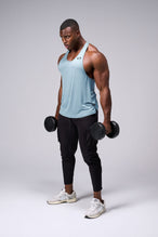 Front View Tactic Performance Bamboo Tank in Blue Fog