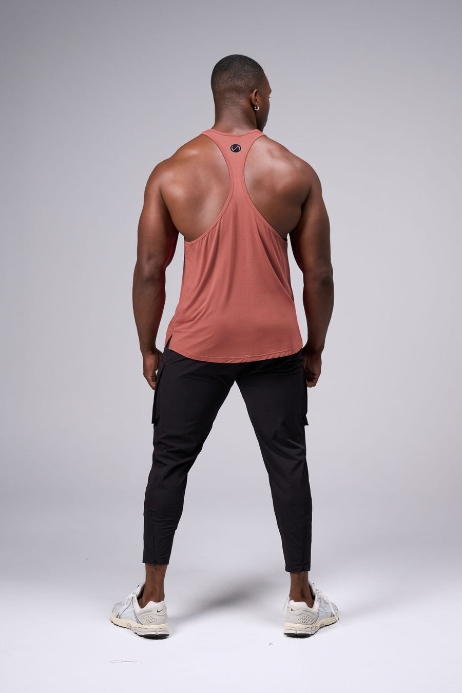 Back View Of Tactic Performance Bamboo Tank in Brick Color