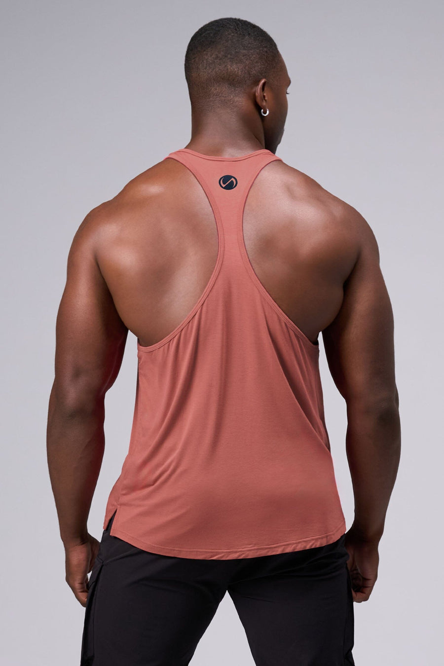 Back View Of Tactic Performance Bamboo Tank in Brick Color