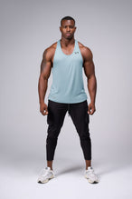 Front View Tactic Performance Bamboo Tank in Blue Fog