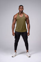 Front View Of Tactic Performance Bamboo Tank in Olive Color