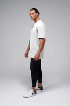 Back View Of Take Life Further Oversized Tee in White
