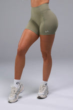 Front View of Brown TLF Tempo Scrunch Butt Shorts, featuring a butt scrunch that shapes your glutes with a snatched waist seam design 