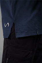 Detail View Of TLF Swole Tee in Blue