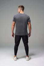 Back View Of TLF Swole Tee in Blackened Pearl Color
