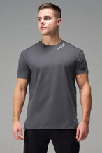 Front View Of TLF Swole Tee in Blackened Pearl Color