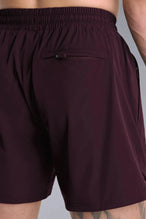 Back View of Maroon  Train Element 5 Inch Short