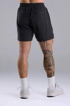 Back View of Black  Train Element 5 Inch Short