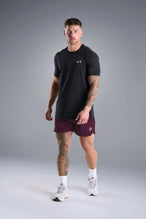 Front View of Maroon  Train Element 5 Inch Short