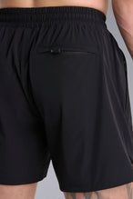 Back View of Black  Train Element 5 Inch Short