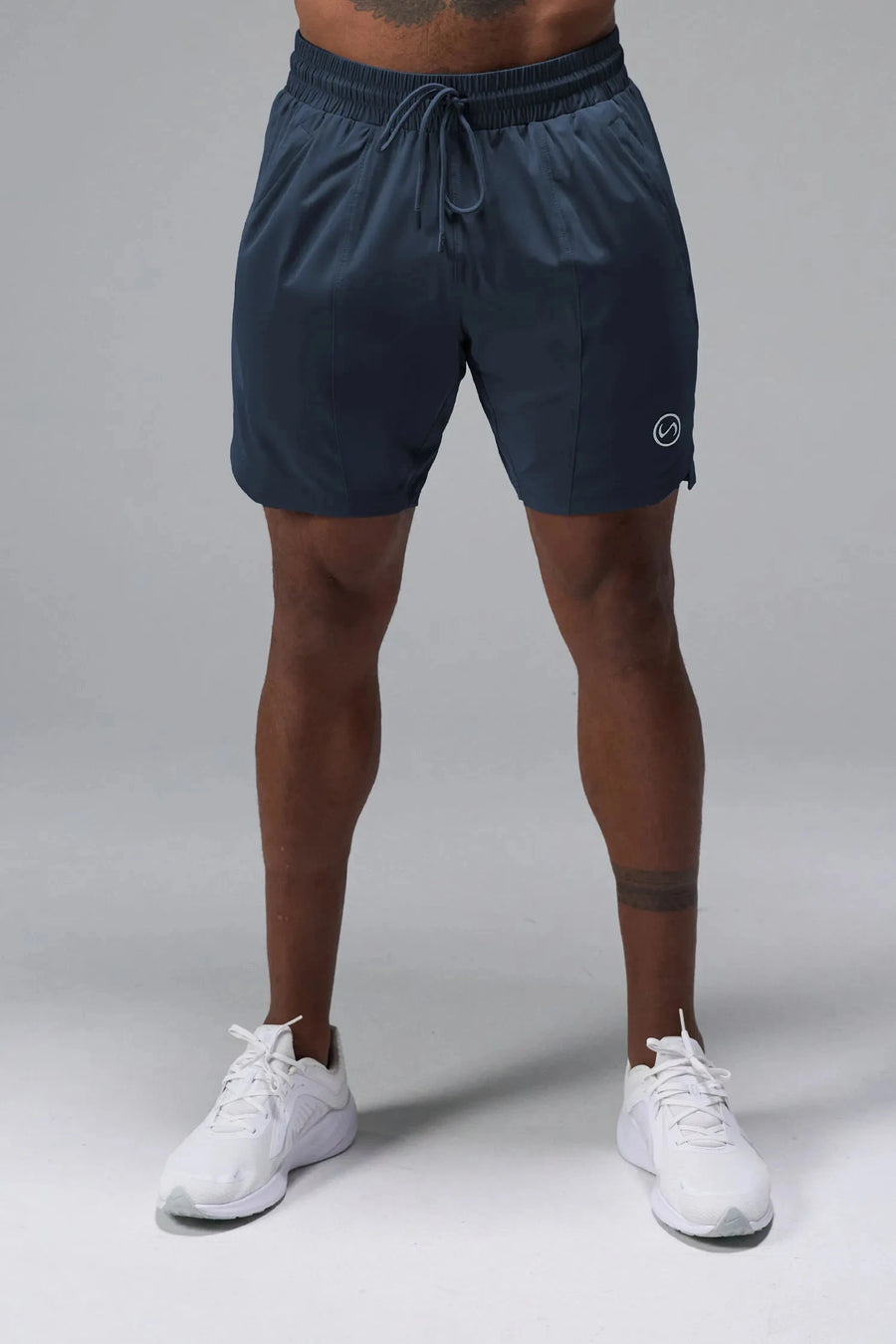 Front View of Blue  Train Element 7 Inch Short