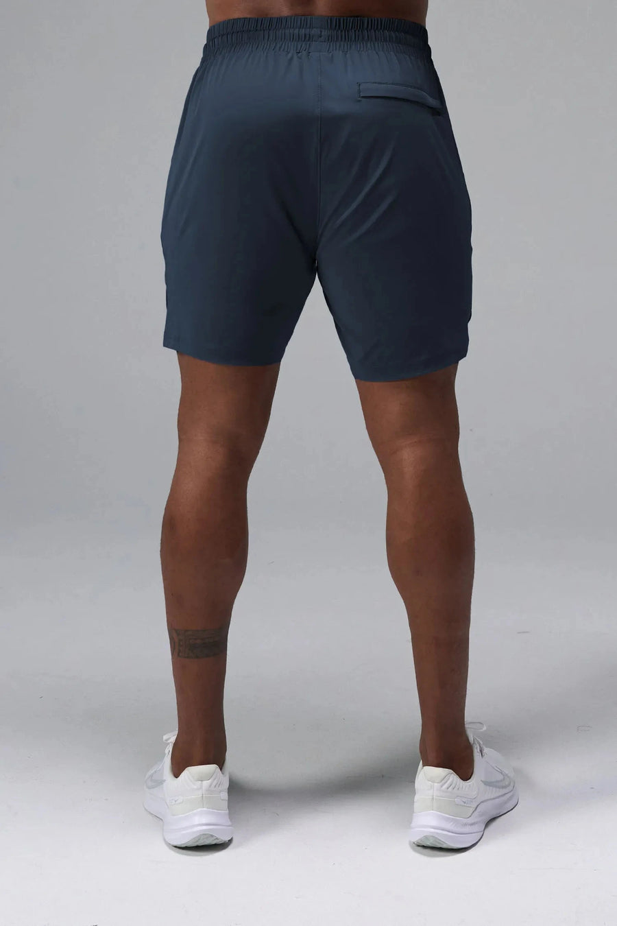 Back View of Blue  Train Element 7 Inch Short