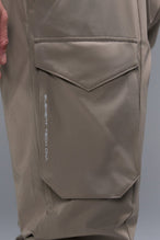 Detail View of Brown TLF Train Element 7/8 Joggers 2.0, featuring side cargo pockets in an athletic 7/8 length and side zipper pockets 