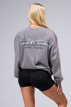 Back View of Quiet Shade TLF Unisex Arc Dura Cotton Oversized Long Sleeve, durable, breathable long sleeve shirt for gym or casual wear