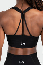 TLF Contour Halter Sports Bra - Halter Top Sports Bra - Black - 2