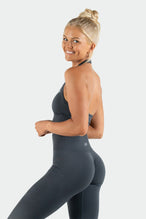 TLF Cosmic Seamless Halter Sports Bra - Gray - 5