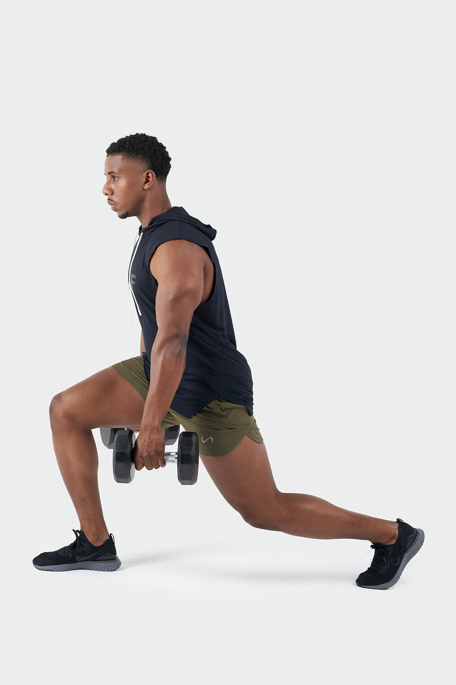 TLF Element 5” Shorts - Men’s 5 Inch inseam Shorts – Army Green - 6