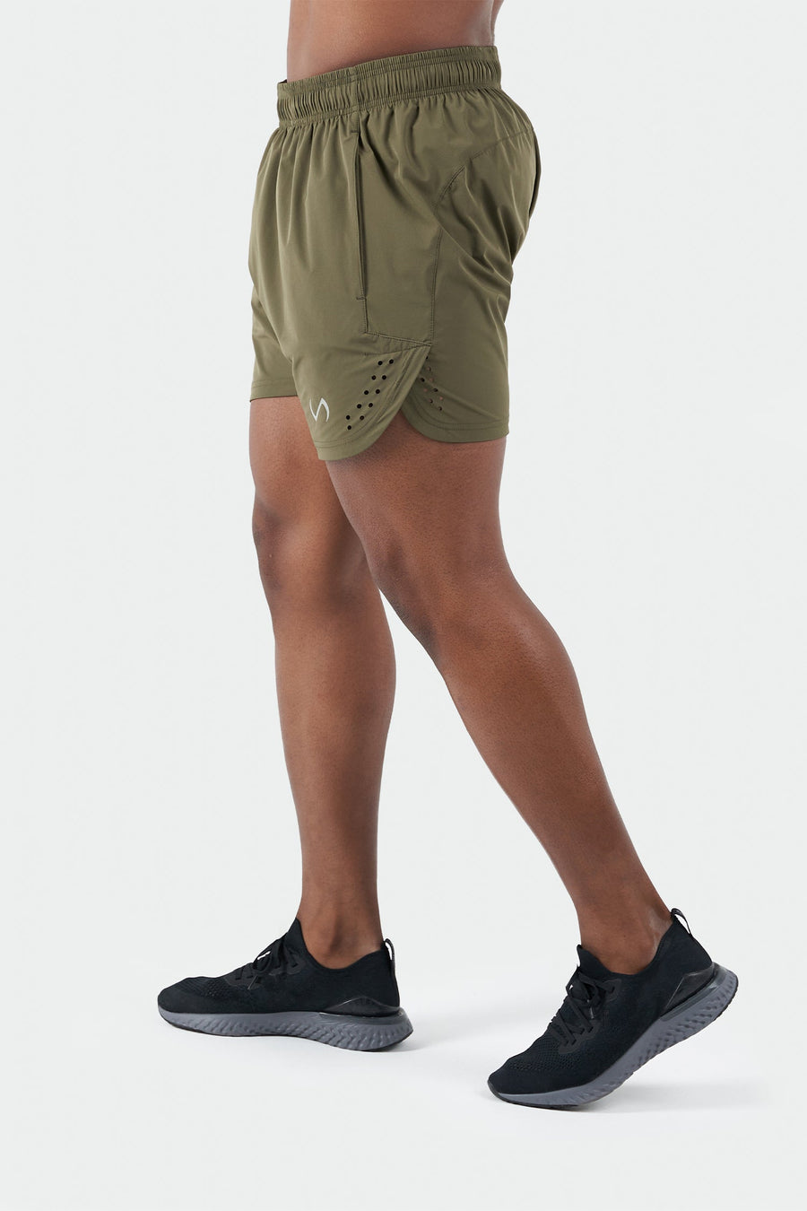 TLF Element 5” Shorts - Men’s 5 Inch inseam Shorts – Army Green - 2