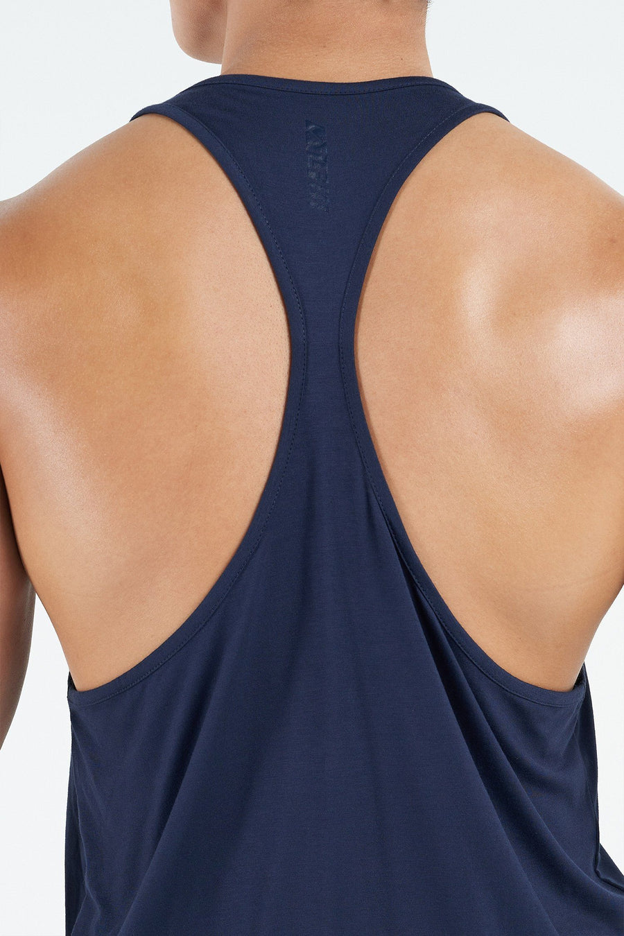 TLF Elevate Bamboo Stringer Tank Top - Bodybuilding Stringer Tank Tops – Navy - 2